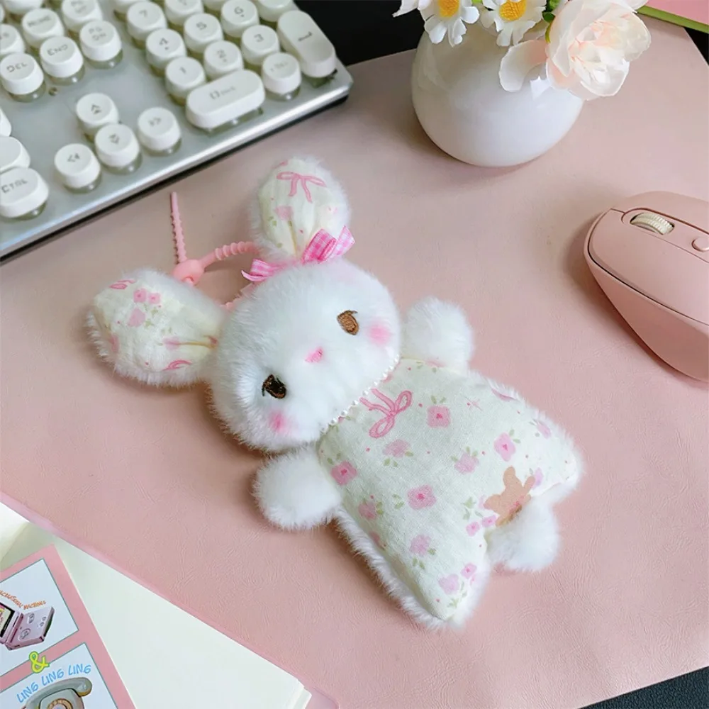 かわいい漫画風ぬいぐるみ動物人形ペンダント、ストレス解消多機能マウスリストパッド人形おもちゃキーホルダー