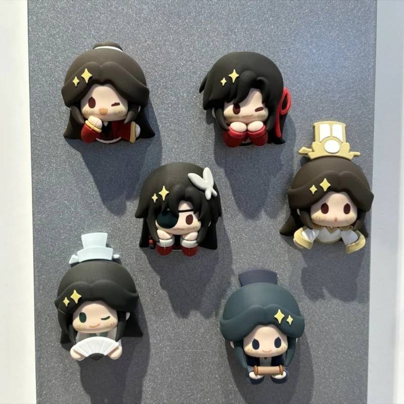 

Новые оригинальные небесные официальные аниме-фигурки Xielian Huacheng Tian Guan Ci Fu, магнит на холодильник, игрушка, слепая коробка, игрушки