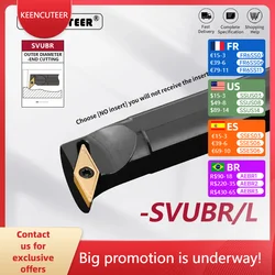 Utensile per tornitura interna S16Q-SVUBR11S20R-SVUBR16 S25S-SVUBR16 S20R-SVUBL11 S16Q-SVUCR11 tornio tornitura utensile da taglio CNC barra di taglio