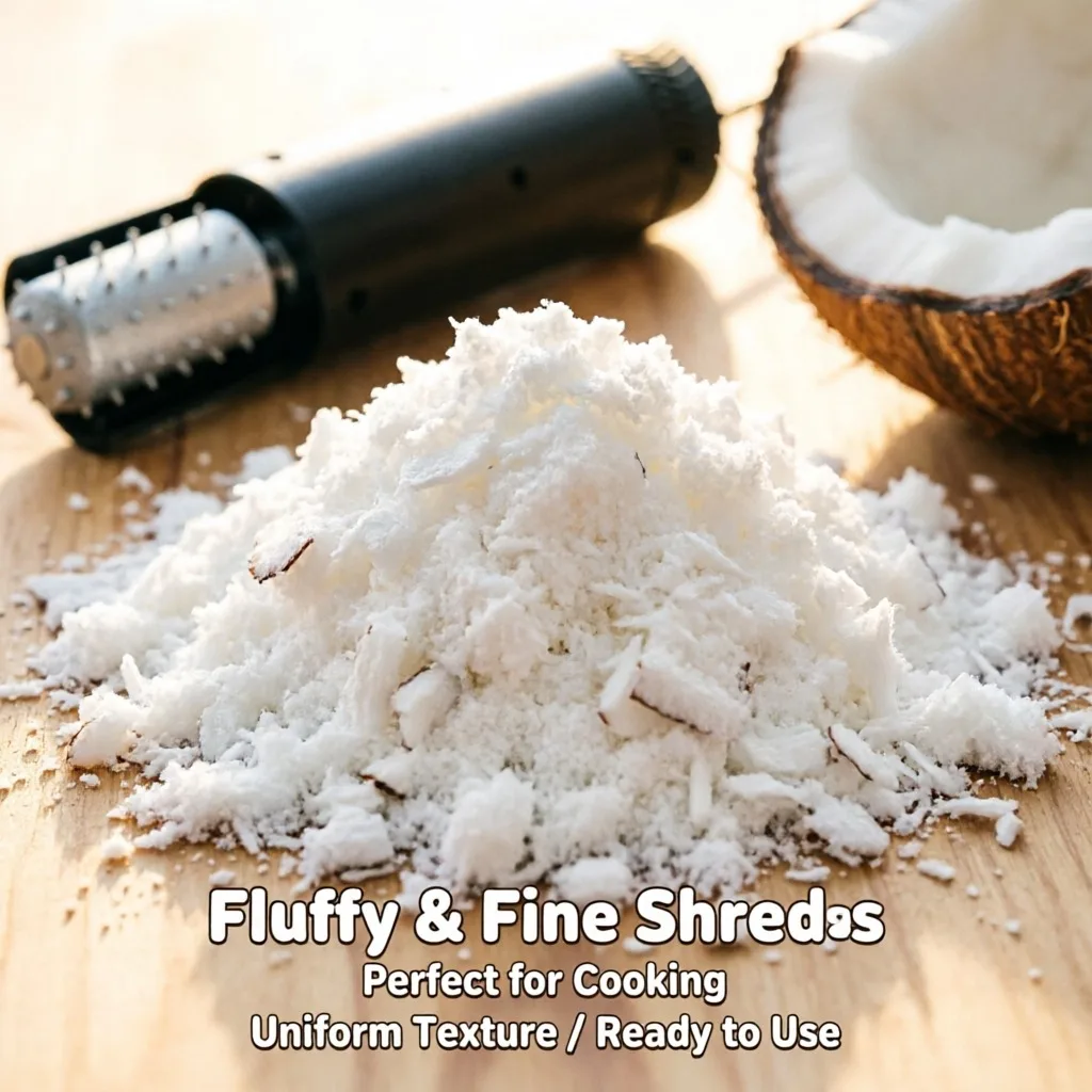 Electric Portable Stainless Steel Coconut, Scraper Grater Kitchen Shredder Peeler, Cutter Meat Removal Baking Tool, Accessories