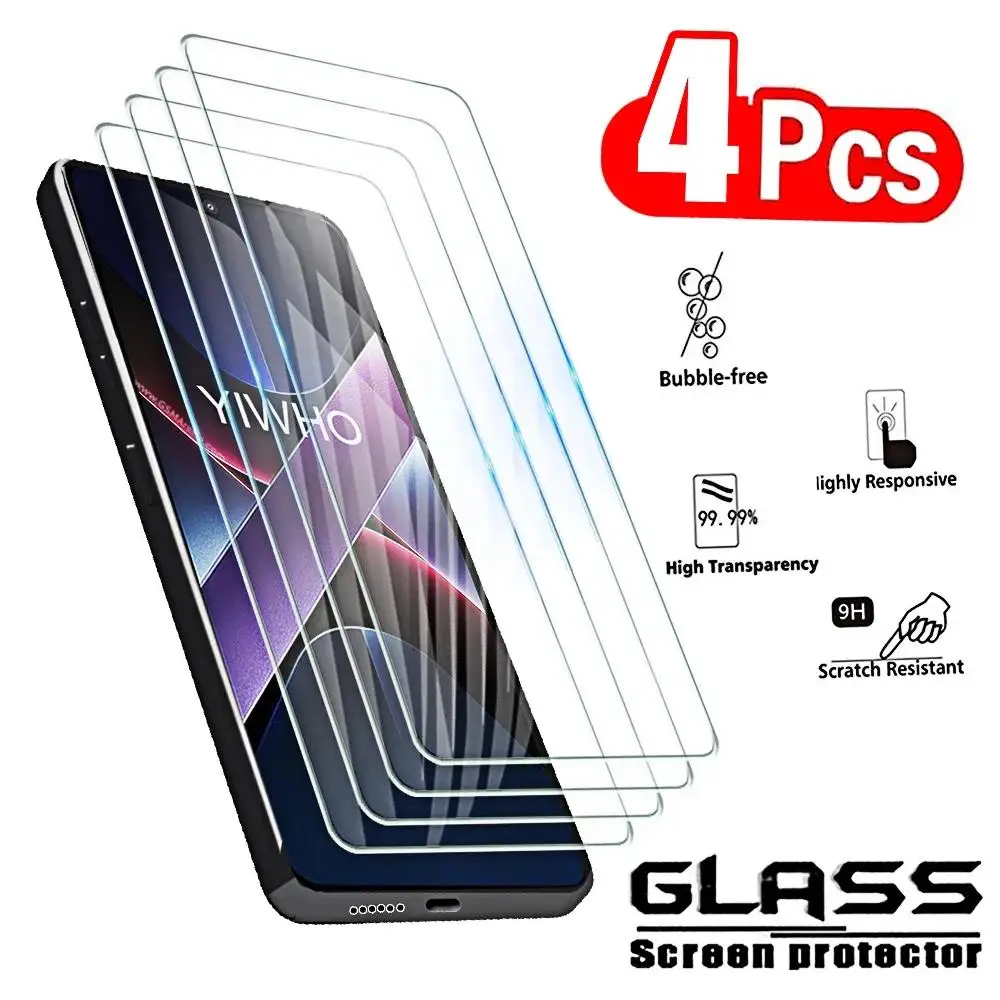 4Pcs Tempered Glass…