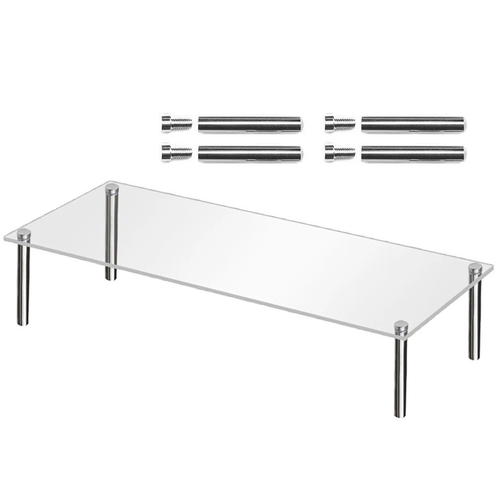 

1 Set Transparent Tall Cake Stand Large Capacity For Party Wedding Birthday Home Use Cupcake Dessert Display Holder Tabletop