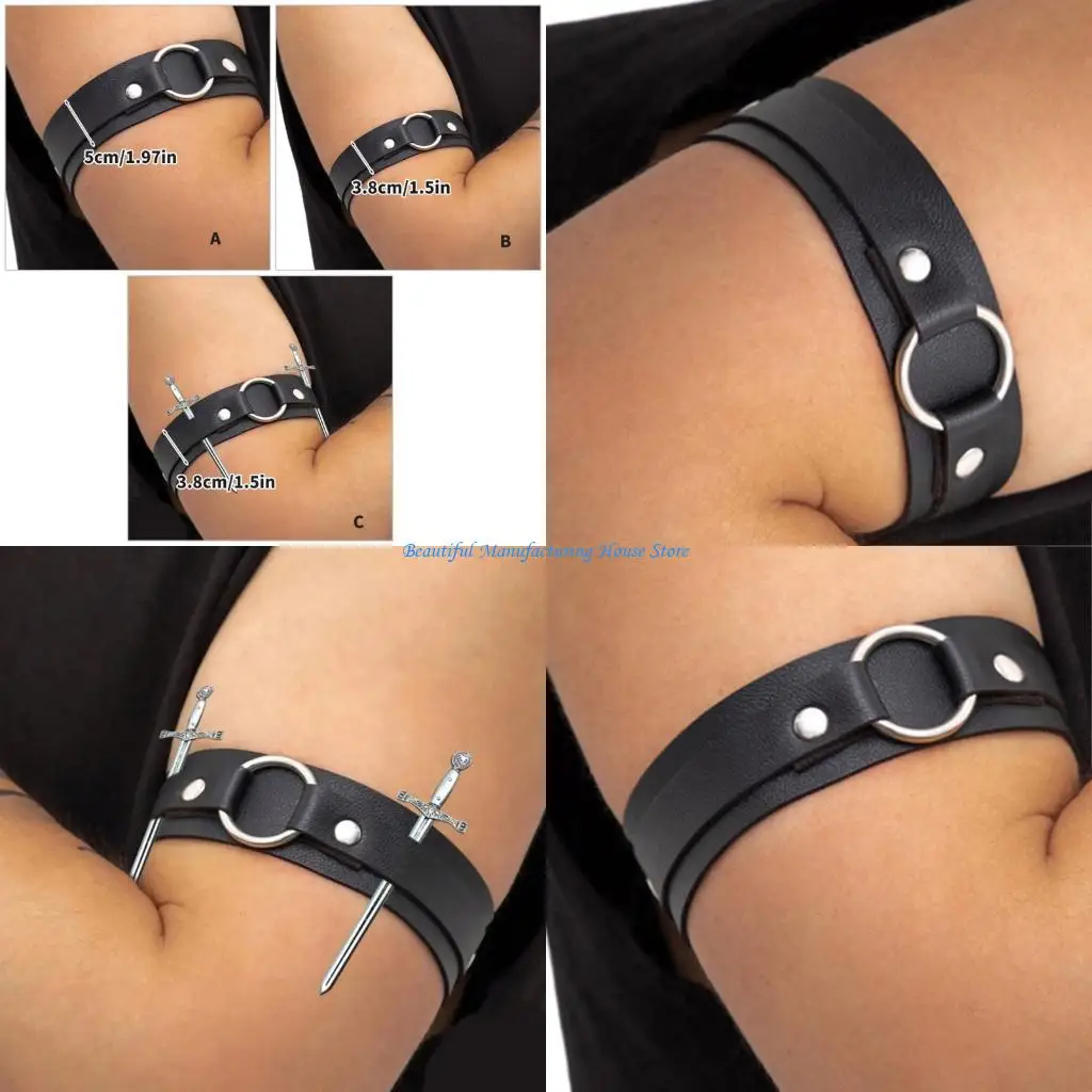 pulsera-brazo-ancha-estilo-medieval-e56a-pulsera-gotica-cuero-negro-para-hombre-accesorio-fiesta-halloween