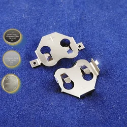 10/100 Pcs CR1612 1616 Battery Holder Button Cell Retainer Coin Cell CR1620 CR1632 Connector Cross MPD BK-869 Through Holes SMD