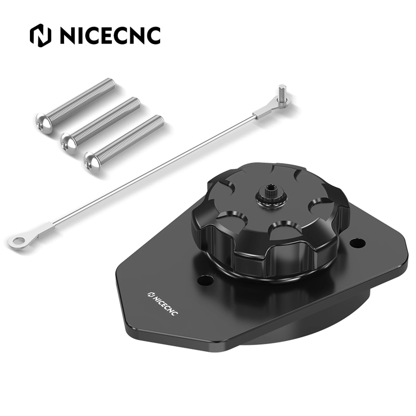 NICECNC Voor KTM 690 SMC R Enduro/R SMCR 2019-2024 Motorfiets Brandstof Hals Cap Cover Brandstofvuller nek Cap Kit