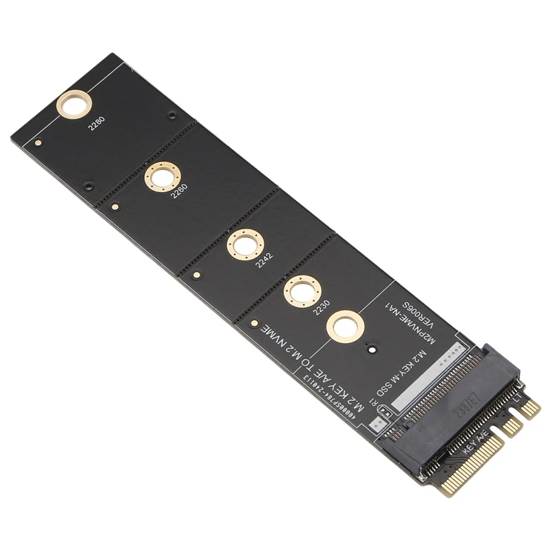 Tarjeta de expansión M.2 A+E KEY Slot a M.2 NVME Tarjeta adaptadora NGFF a KEY-M