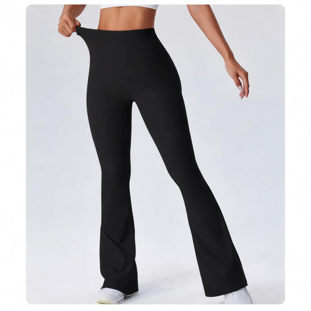 High Waist Bootcut Yoga Pants Women Flare Leggings Naked Feeling Athletic Trousers Tummy Control Fitness Gym Workout Pants