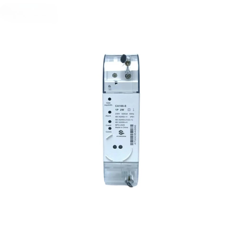 

Single-phase DIN Rail Electricity Meter Certified with M-bus, PLC, LORA, RF Communication, DLMS, and STS.