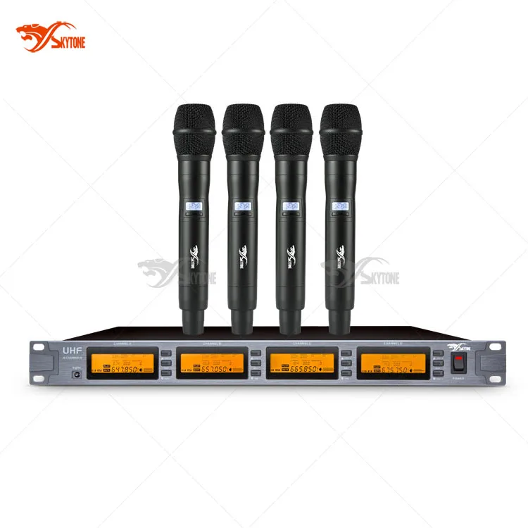 

GT4004/H10 UHF 4 Channel Wireless Microphone, Conference Microphone