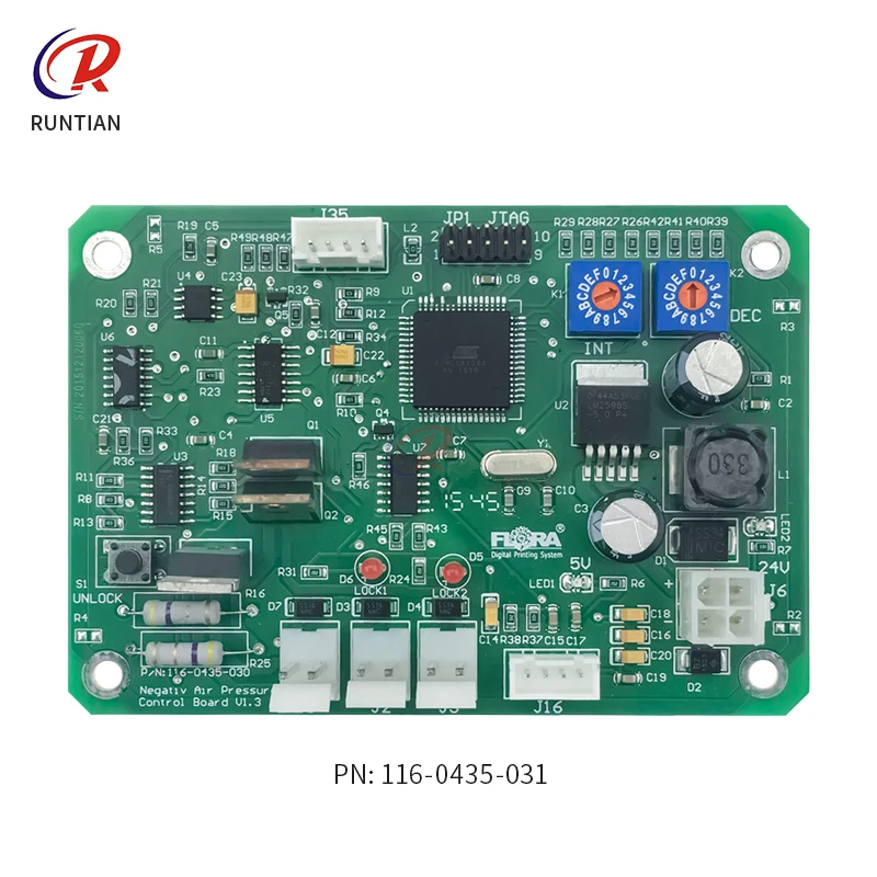 Flora Board  PN 116-0435-031 116-0435-060 RTZ Negative Air Pressure Control Board for Flora LJ320P PP2512UV PP3220 Printer