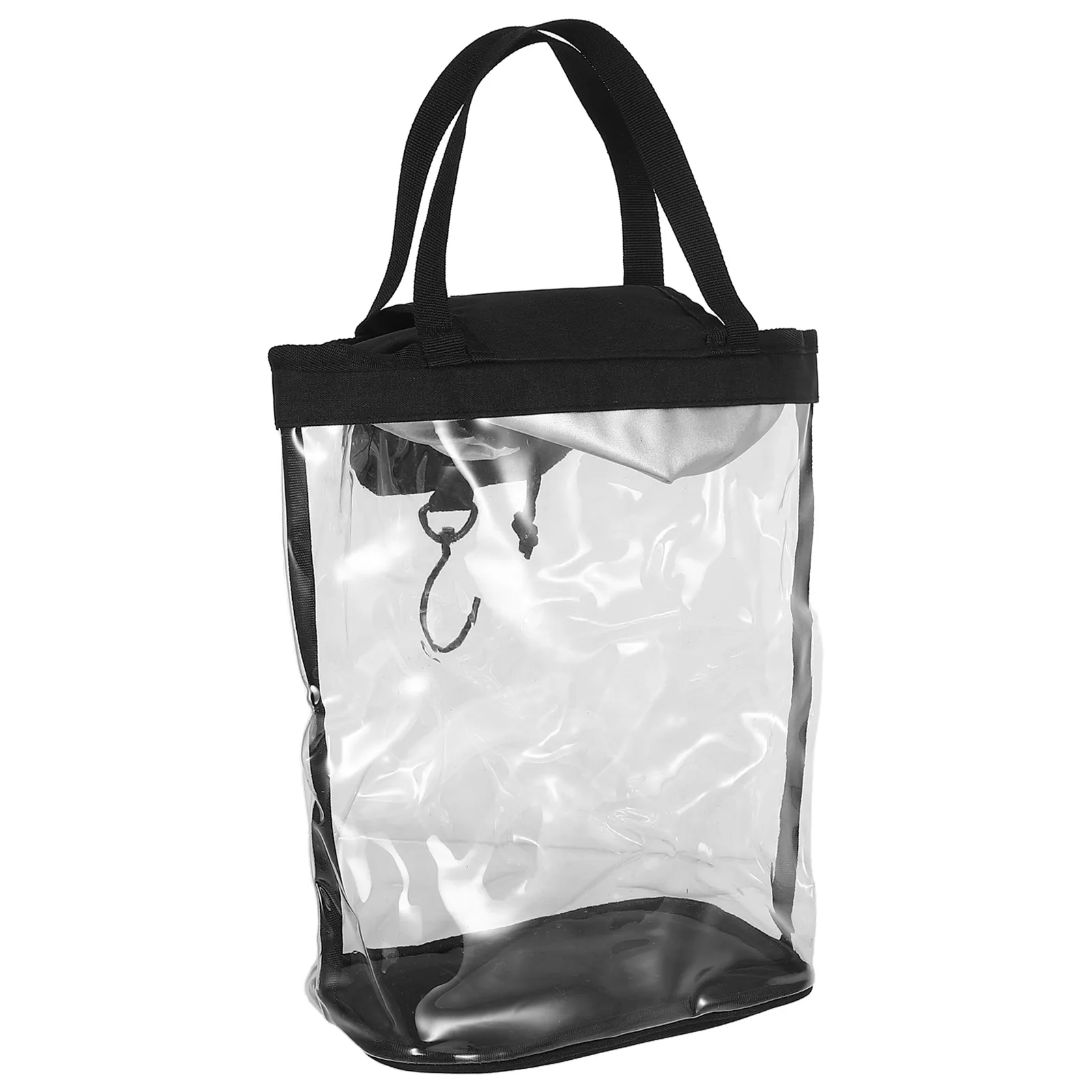 

Clear Travel Toiletry Bag Handheld Shower Pouch Women Purse Clear Makeup Bags PVC Longlasting Material Spacious