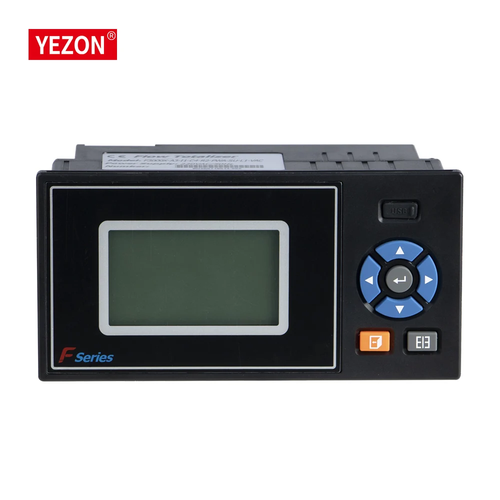 Totalizer Flow Display Instrument Temperature Pressure Compensation Instantaneous Accumulated Quantitative Flow Meter 0.2%FS