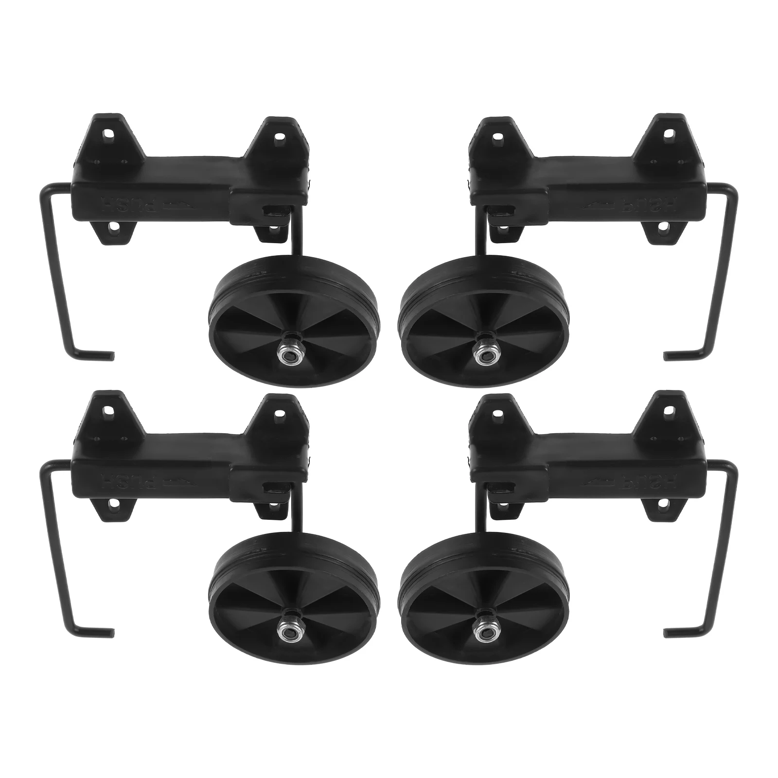 

4Pcs Shopping Cart Wheels Replacement Foldable Trolley Casters Bike Auxiliary Stabilizer Wheels Cart Wheel