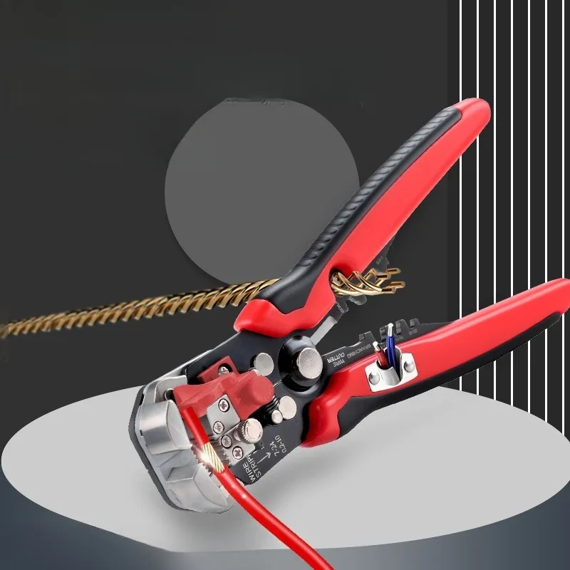 

Multifunctional Electrician Wire Stripping Pliers Automatic Wire Stripping Durable Not Hurt Wire Stripping Crimping Pliers