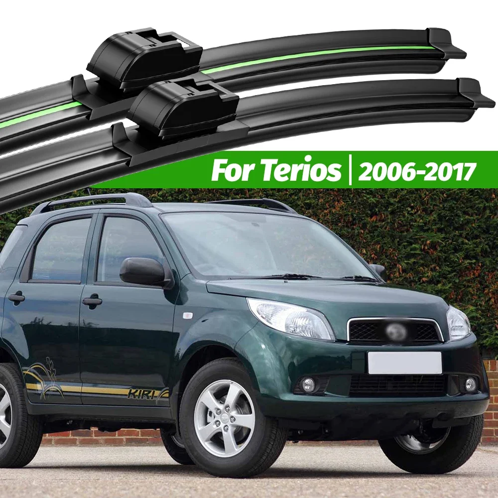 

For Daihatsu Terios 2006-2017 2pcs Front Windshield Wiper Blades 2007 2009 2012 2014 2015 Windscreen Window Accessories