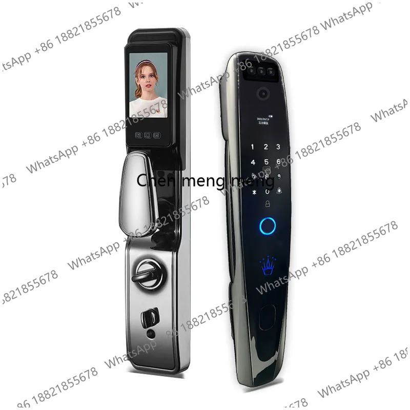 Smart Door Lock Digital Door Lock with Face Recognition Wifi Fingerprint Locks for Front Home