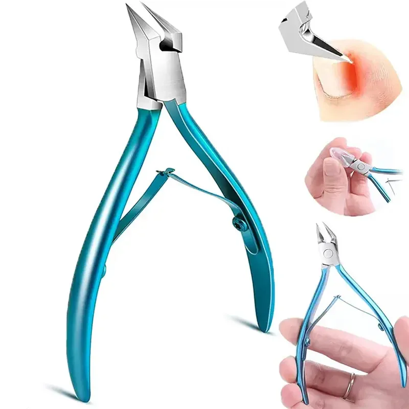 プロの爪切りキューティクルニッパー爪周囲炎用ステンレス鋼爪カッター陥入爪はさみマニキュアツール