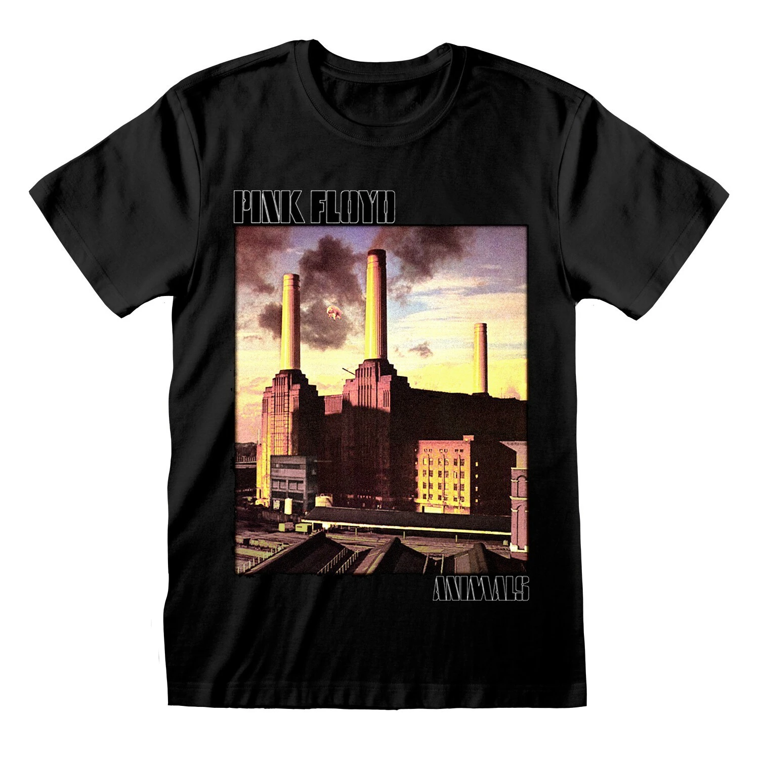 الوردي فلويد الحيوانات ديف جيلمور تي شيرت الرجال والنساء قصيرة الأكمام ريترو الفرقة بلايز العلامة التجارية تي شيرت المعتاد تيز الملابس