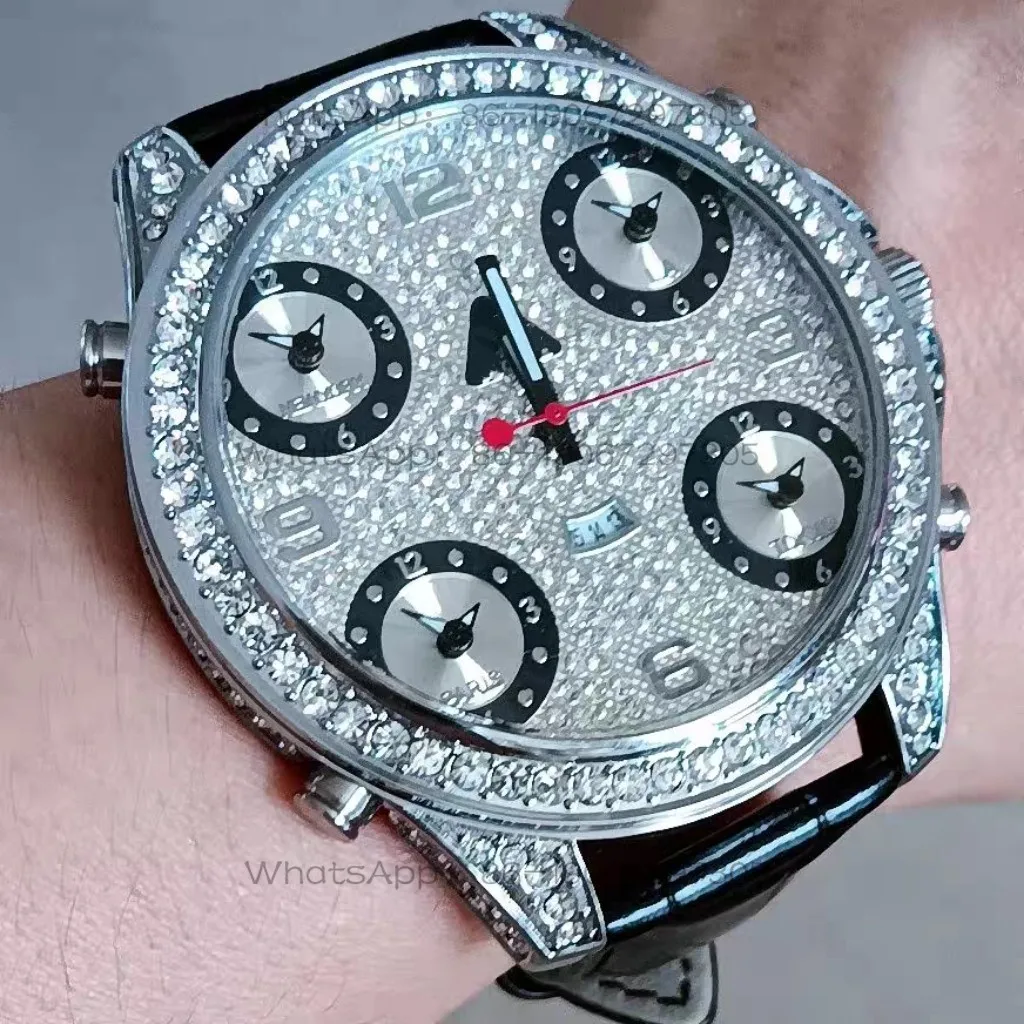 

Large Plate Large Plate Quartz Gypsy Rhinestone High Couple Gear Belt Fashion Large Plate Watch