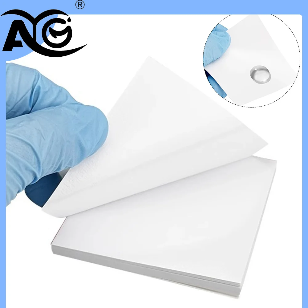 AG 50 Sheets Dental Mixing Pad Paper Lab Denture Laboratory Disposable Cement Powder 5.1*5.1cm (2x2 inch)