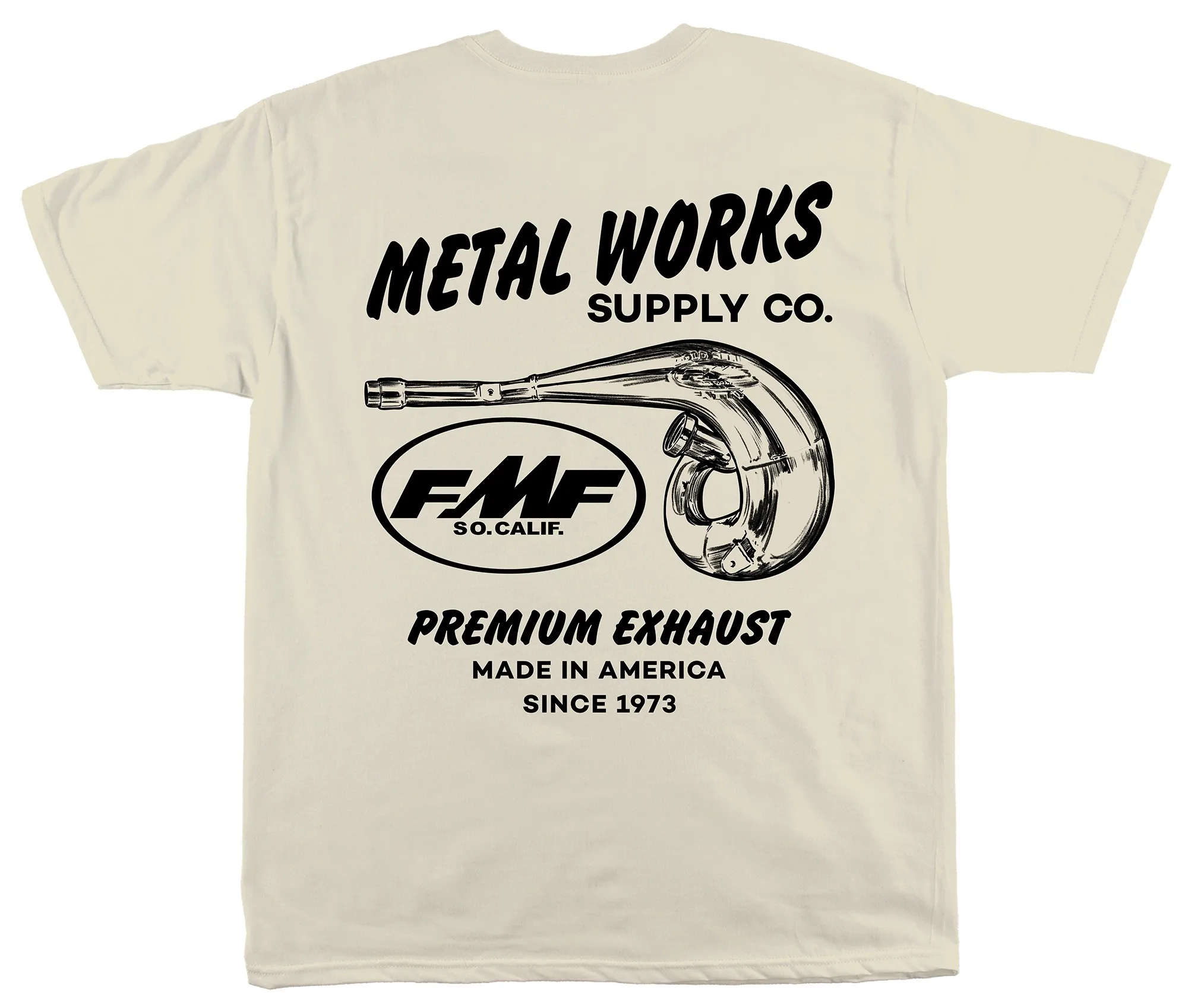 Classic DIRT ROAD FMF Racing Off Road Motorcycle Exhaust Brand Graphic T-Shirt Cotton Men Women Streetwear Tee