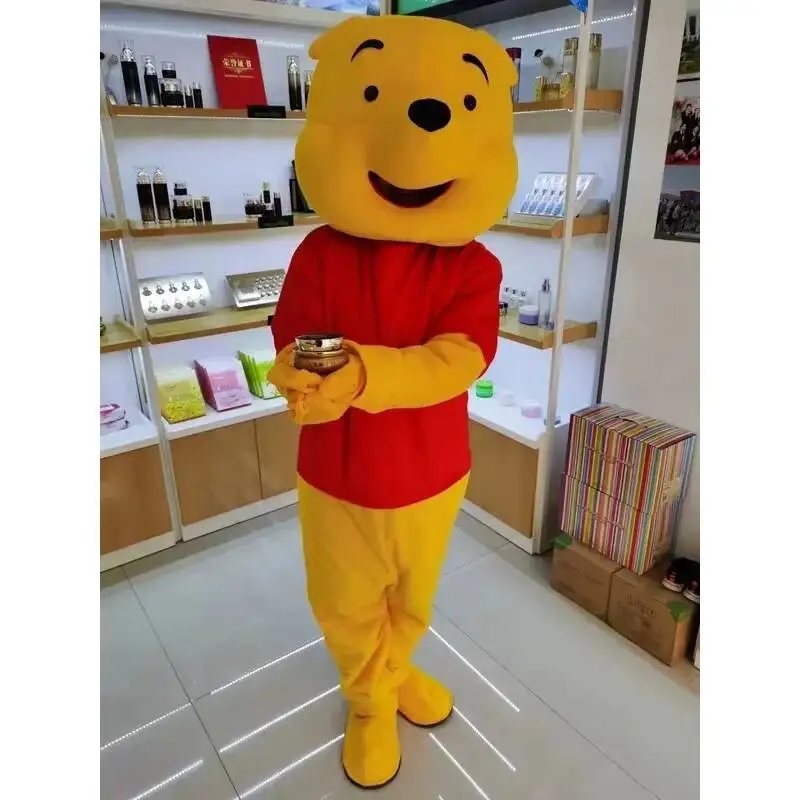

Cosplay Cut Winnie The Pooh Bear Mascot Cartoon Character Costume Advertising Costume Party Animal Carnival Celebration