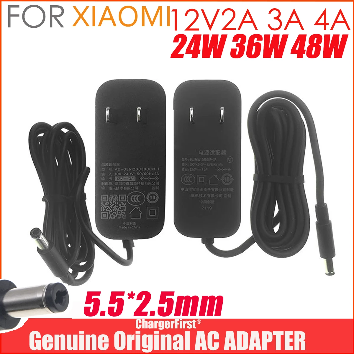Adaptateur secteur 12V 2A 12V 3A 4A pour moniteur Xiaomi Redmi 23.8 24.5 27 30 pouces, alimentation XMMNT238CZ V24FAB-RA XMMNT27NU