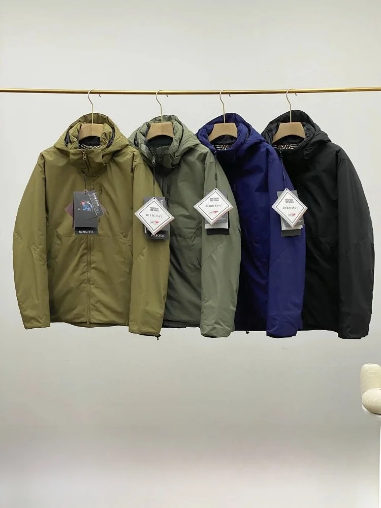 

Мужская уличная хлопковая куртка, осенне-зимняя теплая водонепроницаемая ветрозащитная шапка с капюшоном, модная подставка, молодежное пальто