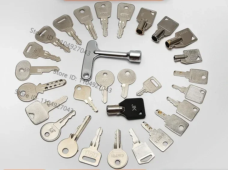 1pcs Elevator Triangle Key for Thysse n Mitsubish i Otis Toshib a Hitachi Base Station Lock Control Box Control Cabinet Key
