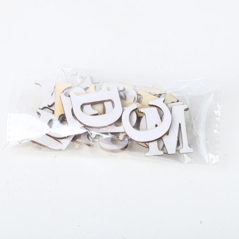 

144pcs Wooden DIY Alphanumeric Accessories Premium Letters Numbers Alphabet Kids Environmental Protection Safe