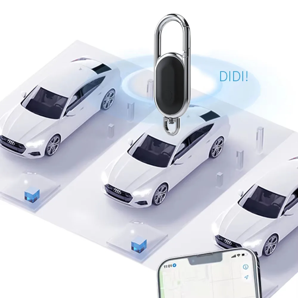 Smart Bluetooth Anti-Lost Airtag Schlüsselanhänger Alarm GPS Apple Find My Key Tracker Finder Karabiner Schlüsselanhänger Schlüsselanhänger