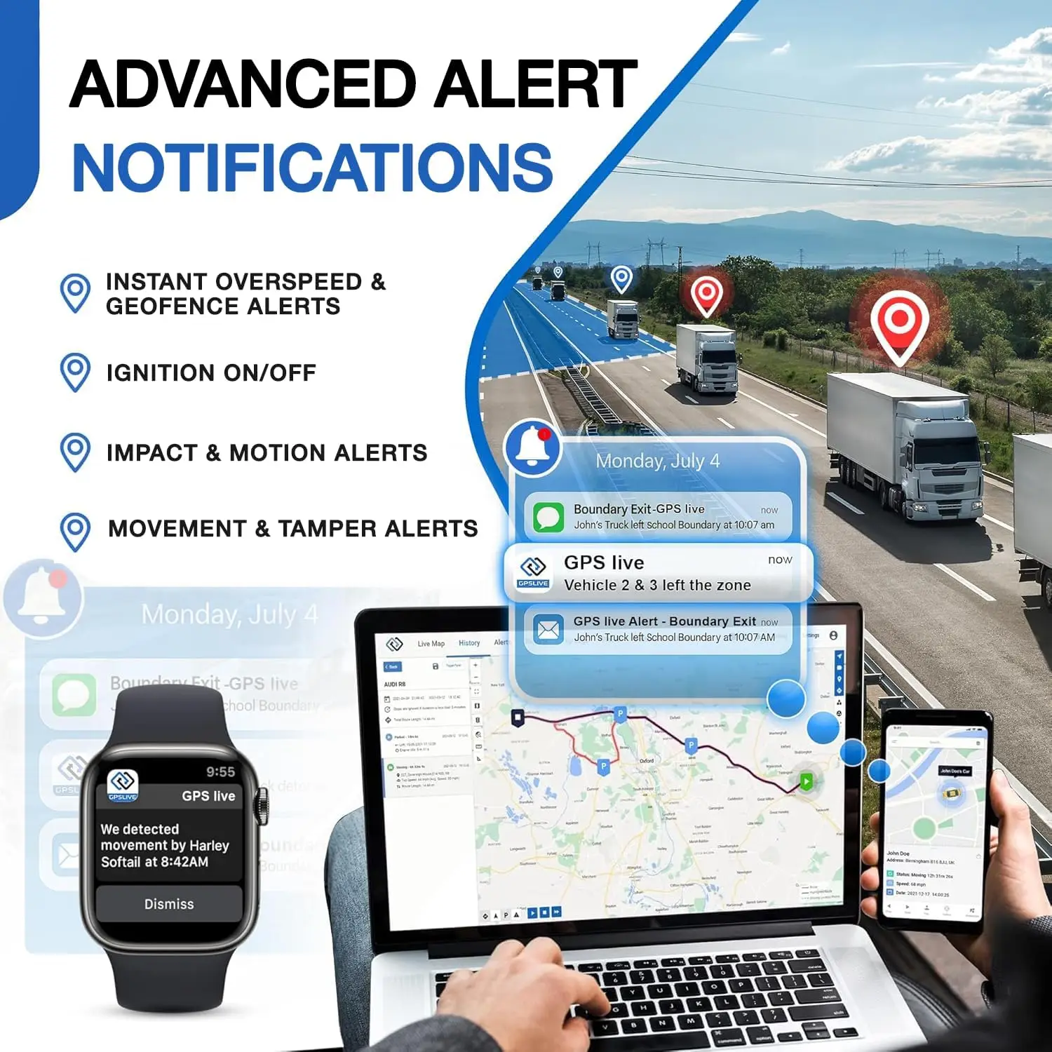 DB2-4G GPS Tracker for Vehicles – Real-Time Car & Van Tracking | 4G Fleet Monitoring | Easy Battery Install