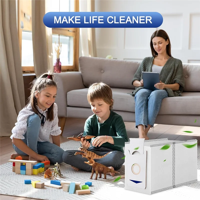 Yeedi M12 PRO+ 및 Ecovacs DEEBOT T30 Omni T30 PRO MAX 진공청소기용 FZFZ 교체 먼지 봉투 10개입