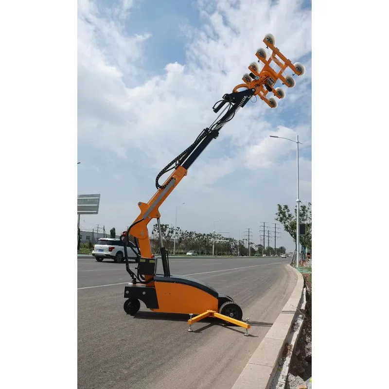 600KG 800KG Off-road Smartlift Glass Lifter Rotator Vacuum Suction Cup Glass Lifter Mobile Crane with Glass Lifter High Quality