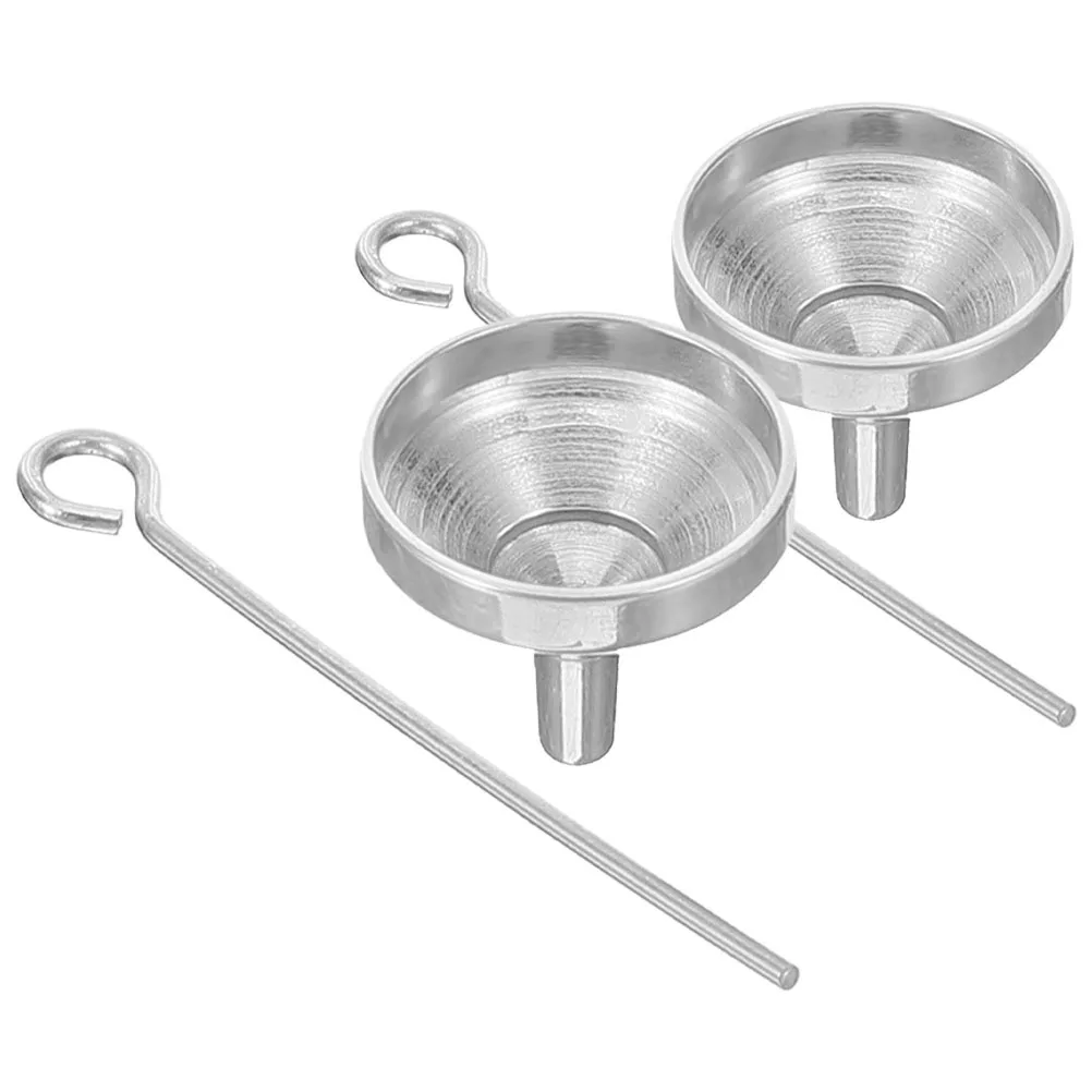 

Mini Stainless Steel Perfume Funnels Set Mini Metal Funnels for Filling Bottles Travel Portable Perfume Refill Funnel Kit