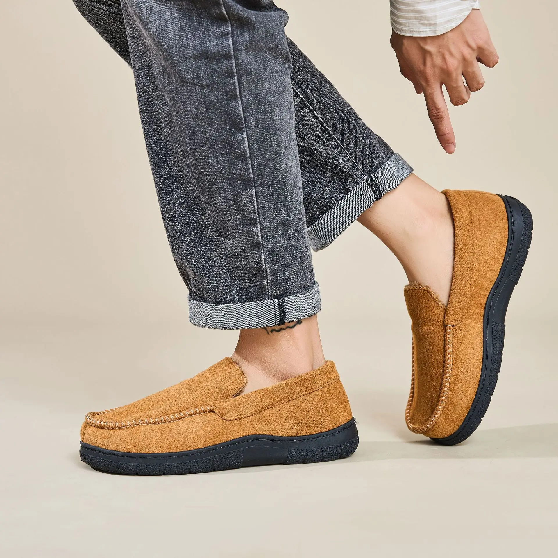 estilo-masculino-chinelos-antiderrapantes-para-homem-de-negocios-chinelos-de-algodao-adicionar-veludo-engrossado-antiderrapante-lazer-casa-vestindo-sapatos-externos