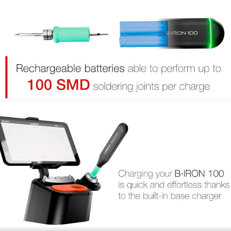 

2025 hot sale Original JBC B100-A Precision Handle Tool Li-Ion Wireless Digital Electric Soldering Irons Compatible With C210 So