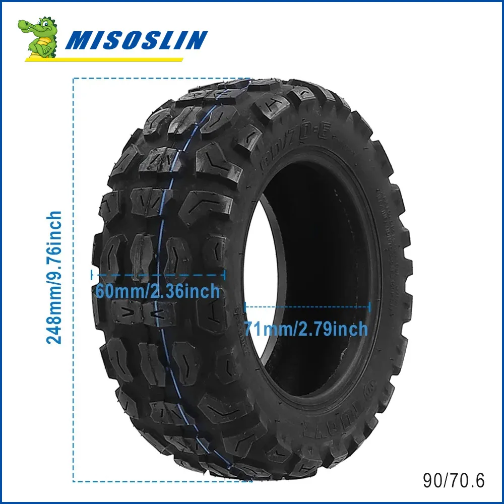 

90/70-6 внедорожные бескамерные шины, запасные части для электрического скутера, самоката, внедорожника, противоскользящая резиновая вакуумная шина