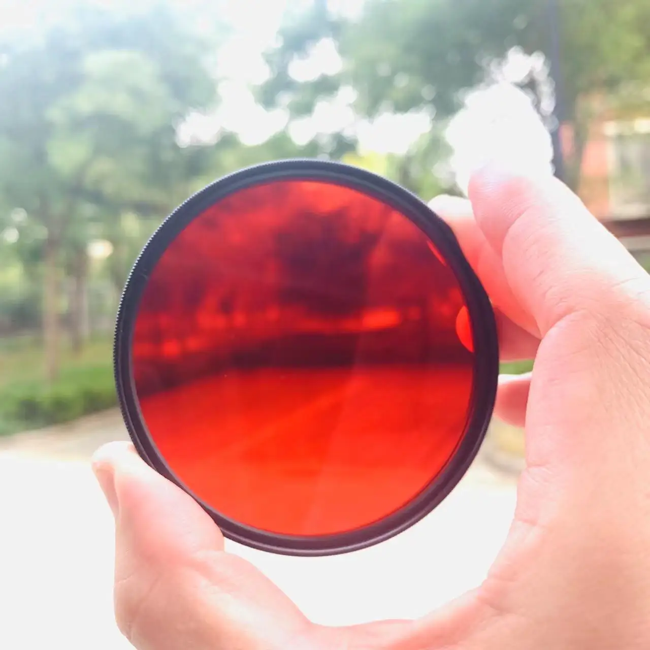 Diameter 58Mm Met Metalen Frame Voor Camera Lens 580nm Ir Pass Filter Glas CB580