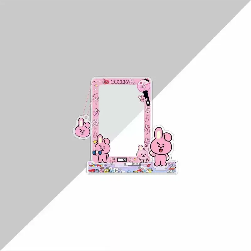 BT21 Cartoon Image Card Insertion Frame Standing Small Card Storage Pendant Desktop Decoration Accessories Star Periphery view 3