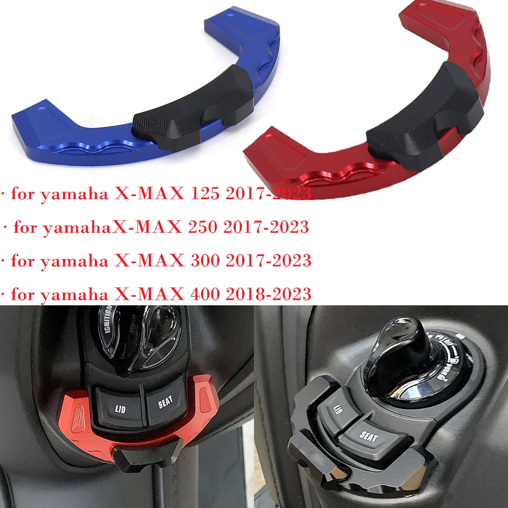 

for Yamaha X-MAX 125 Motorcycle Modification Accessories Electric Door Lock Aluminum Alloy Decorative Cover Protective Cover