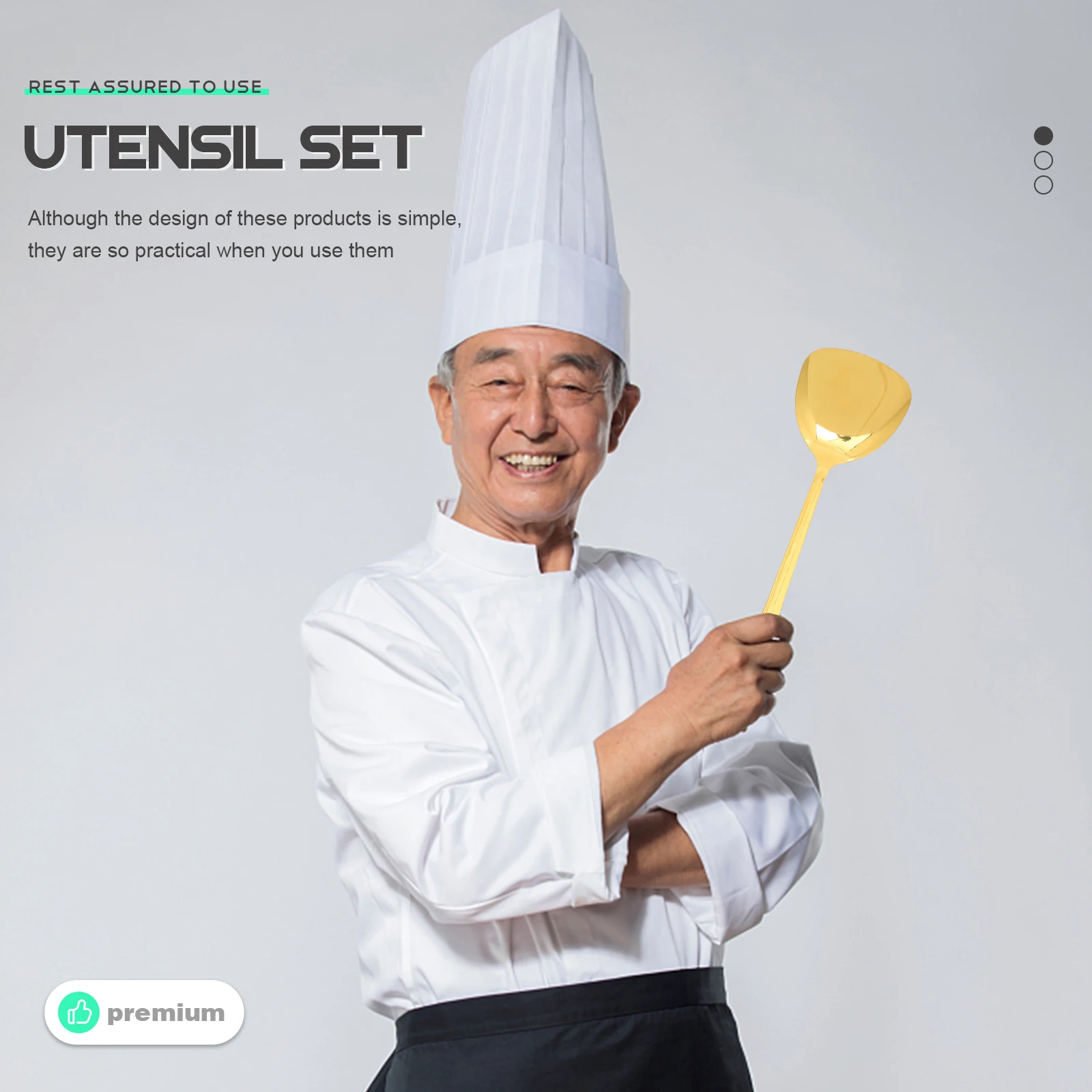 

Stainless Steel Utensil Set Nonstick Spatula Spoon Ladle Shovel Cooking Spatula Spoon Ladle Tools Soup Pan Accessories