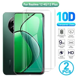 2pcs For Realme 12 4G 12 Plus 5G screen protector Protective glass on Realme12 relme 12plus 12＋RMX3867 6.67