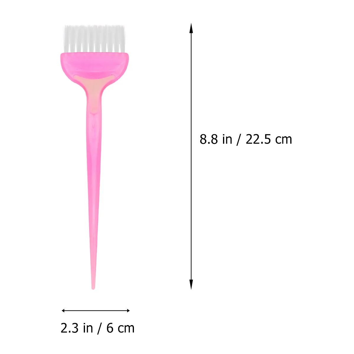 5Pcs Hair Dye Brushes ABS Professional Salon Home Hair Coloring Oil Treatment Application Applicator Brush Pink view 2