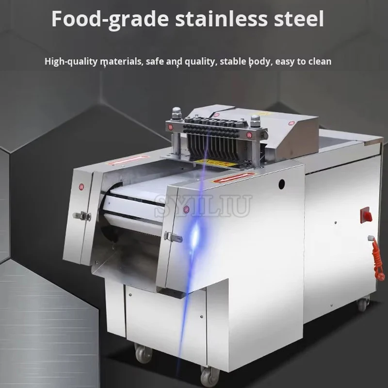 

Fully Automatic Chicken Chop Machine, Stainless Steel Chop Machine for Chicken, Duck, Goose, Fish, Pork, Trotters, and Pork Ribs