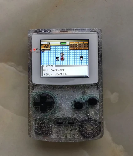 Imagen 2 del producto GBC nueva carcasa y placa base Original pantalla LCD de 2,6 pulgadas para GAMEBOY COLOR GBC IPS LCD consola de juegos portátil Retro