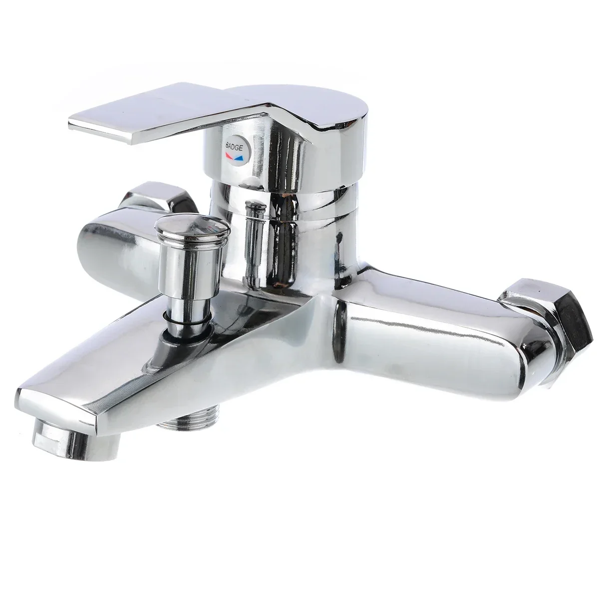 Chrome Zinc Alloy Bathroom Basin Mixer Faucet Sink Tap Wall Mounted Hot & Cold Water Mixer High Quality Faucet