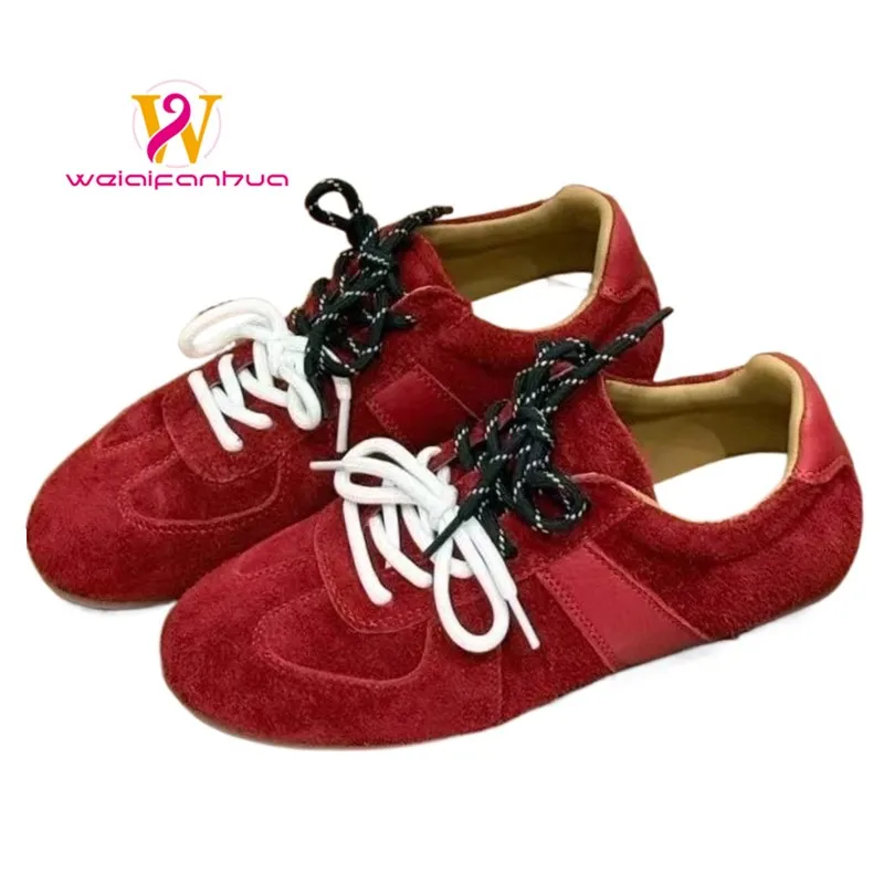 

Женские туфли-кроссовки 2026: Новая модель из натуральной кожи, повседневные, на плоской подошве, с кожаным верхом