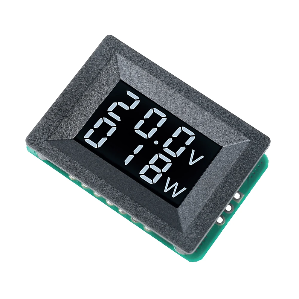 

Digital DC 10-30V 100W 200W 300W 400W Voltmeter Wattmeter Gauge Dual LCD Digital Display Voltage Power Panel Meter Tester