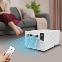 Portable Air Conditioner with Remote Control – 12H Timer Energy-Saving (2kW/8H) Low Noise (40-50dB) Easy Install for Home/Office